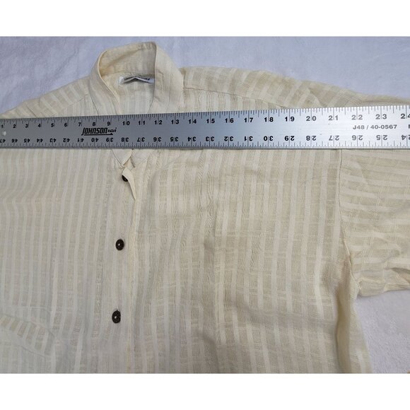 Yasuko Kurisaka Cathy Jacket Ivory Plaid Asymmetric Oversized Pocket Lightweight - Picture 5 of 8